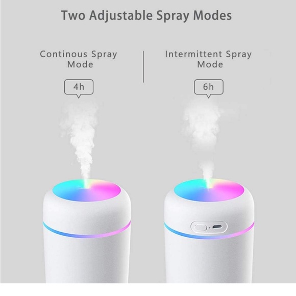 NEW White H2O Humidifier with LED Night Light - Picture 4 of 10